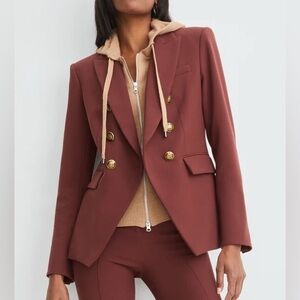 Veronica Beard Miller Dickey Jacket / Blazer in “Burnt Sienna” size 0.